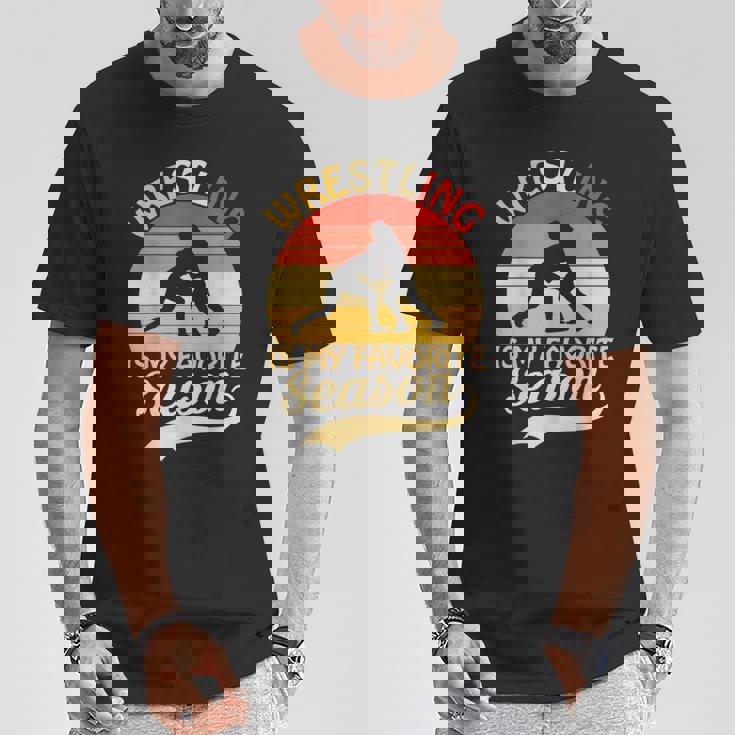 プロレス生活 高校レスリング部 レスリングコーチ Tシャツ 面白い贈り物