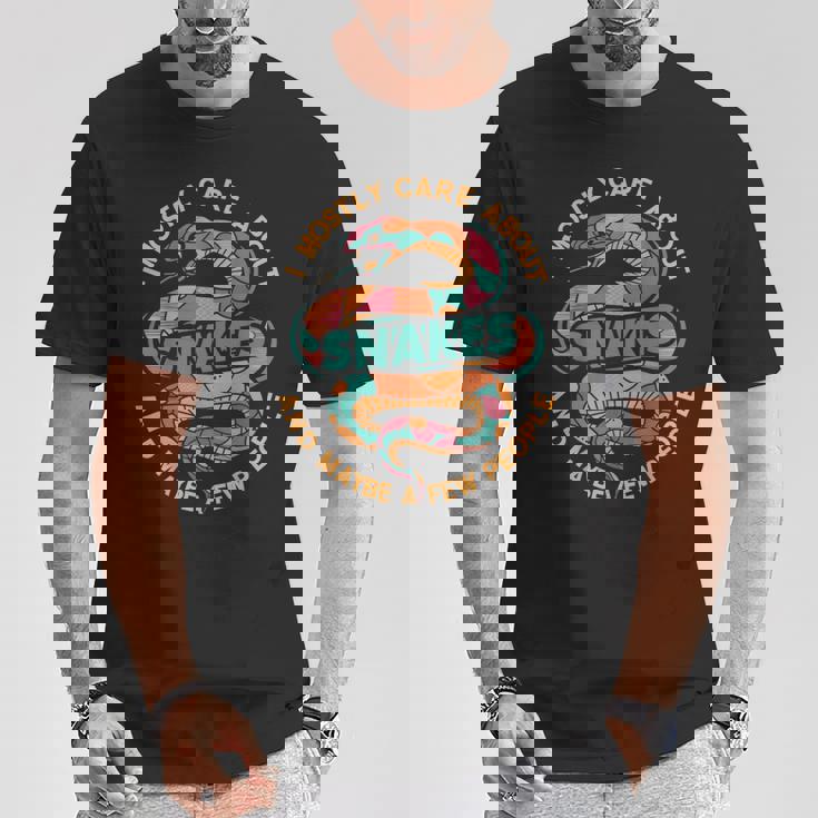 ヘビのお世話 面白い Tシャツ 面白い贈り物