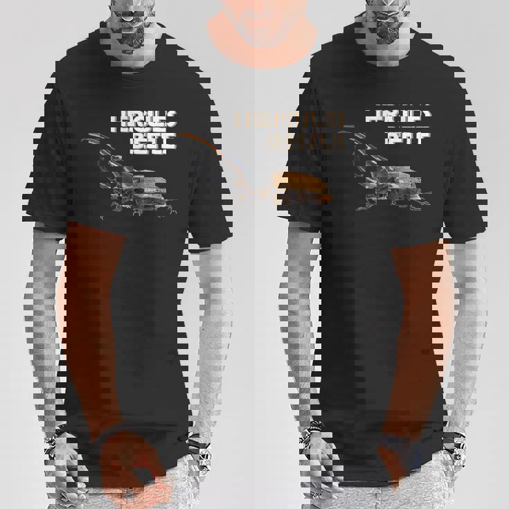 ヘラクレスカブトムシの写真 Tシャツ 面白い贈り物