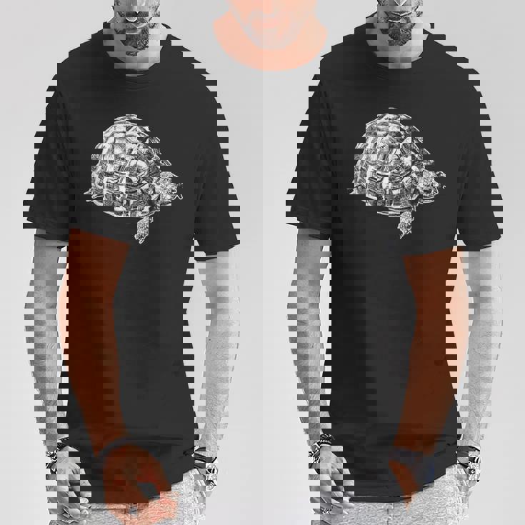 ヘルマンリクガメ Tシャツ 面白い贈り物