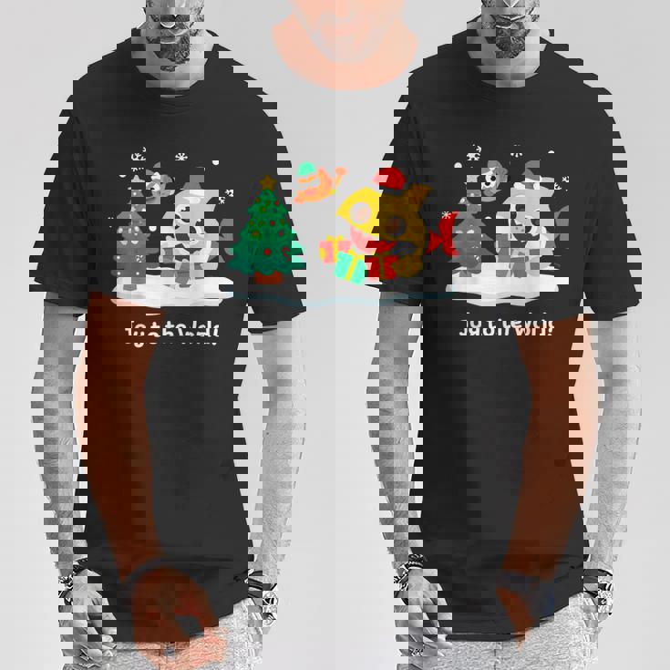 ベイビーシャーク・ウィリアム・クリスマス・ホリデー・サンタ・プレゼント・キッズ・メンズ・ウーマンズ Tシャツ 面白い贈り物