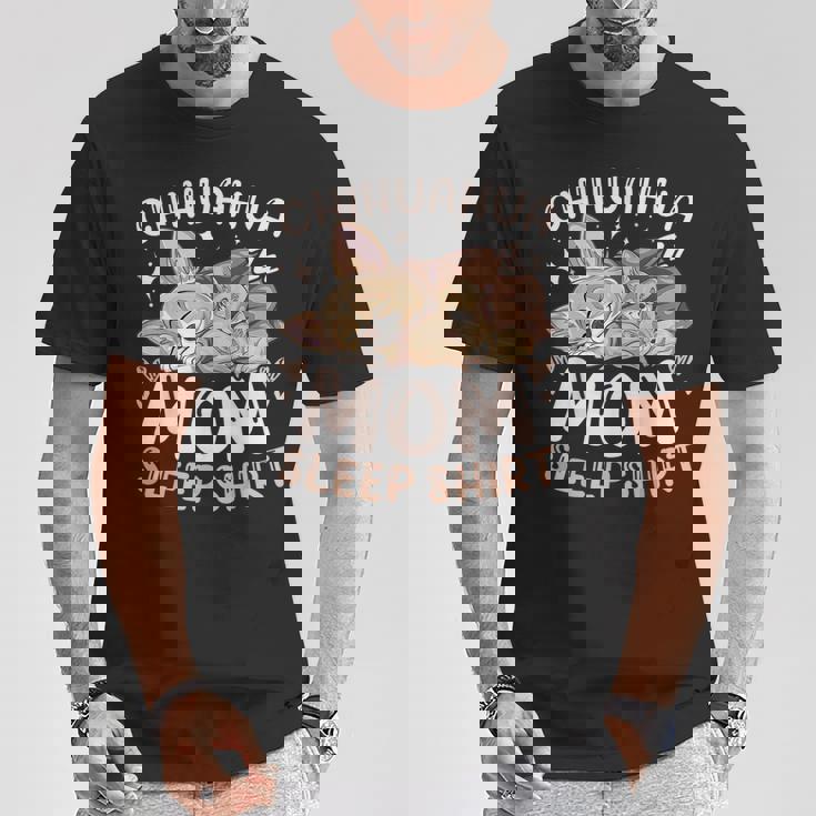 ベスト・チワワ・ママ・スリープ・シャツ、子犬と犬 Tシャツ 面白い贈り物