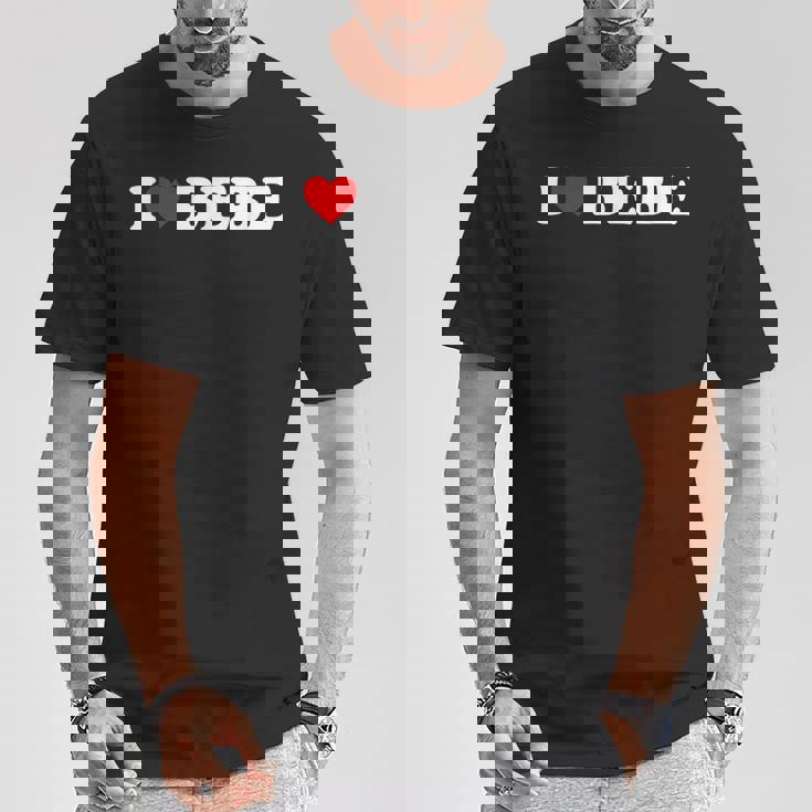 ベベ大好き Tシャツ 面白い贈り物