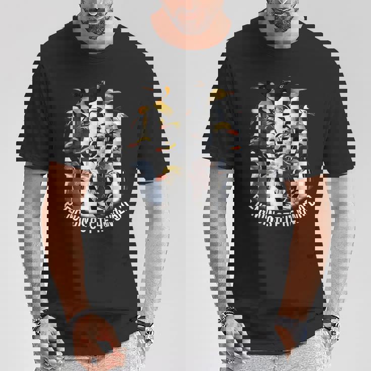 ペンギンアート 世界のペンギン ギフト Tシャツ 面白い贈り物