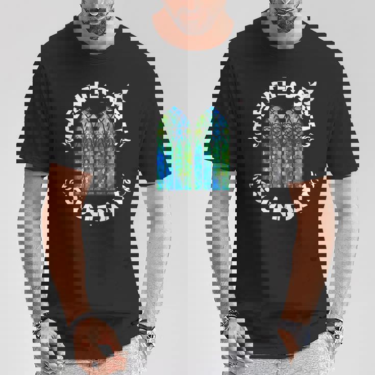 ペンテコステサンデーサービス ペンテコステのお祝いの日 Tシャツ 面白い贈り物