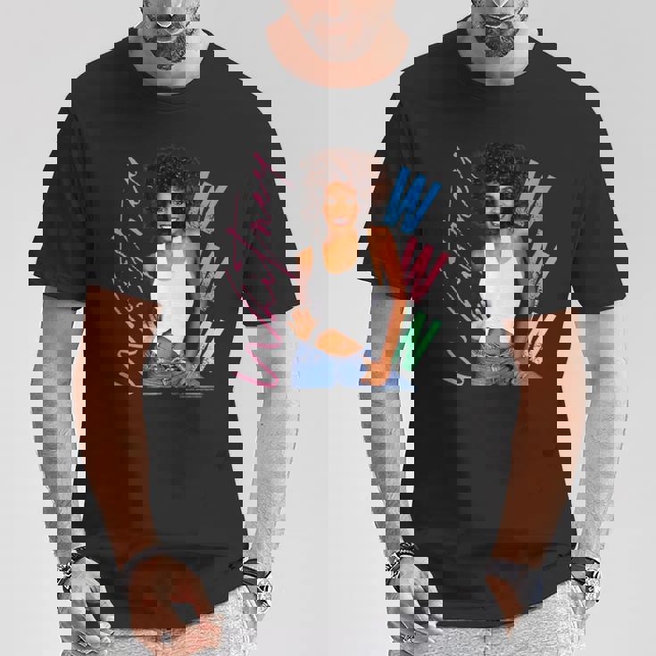 ホイットニー・ヒューストン I Wanna Dance Withomebody Tシャツ 面白い贈り物