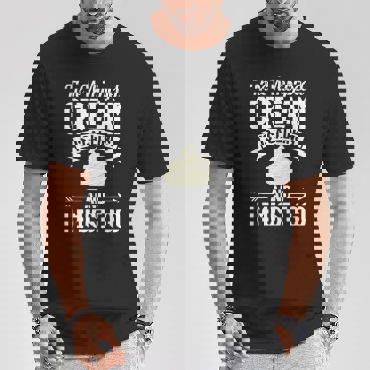 ホイップクリーム スイートクリーマー レシピ ケーキ ヘビークリーム Tシャツ 面白い贈り物