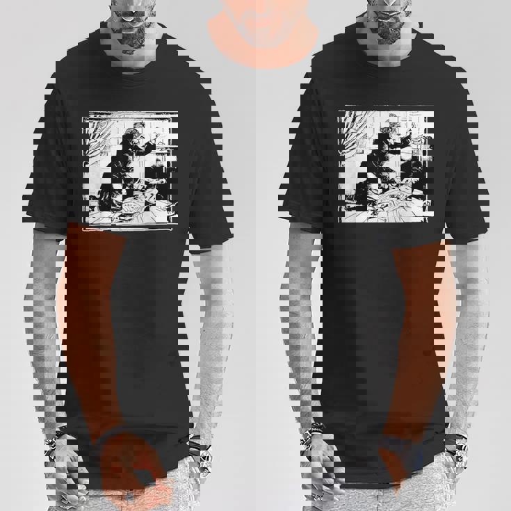 ホセ・グアダルーペ・ポサダ作 ラ・ベハラノの犯罪 1913 Tシャツ 面白い贈り物