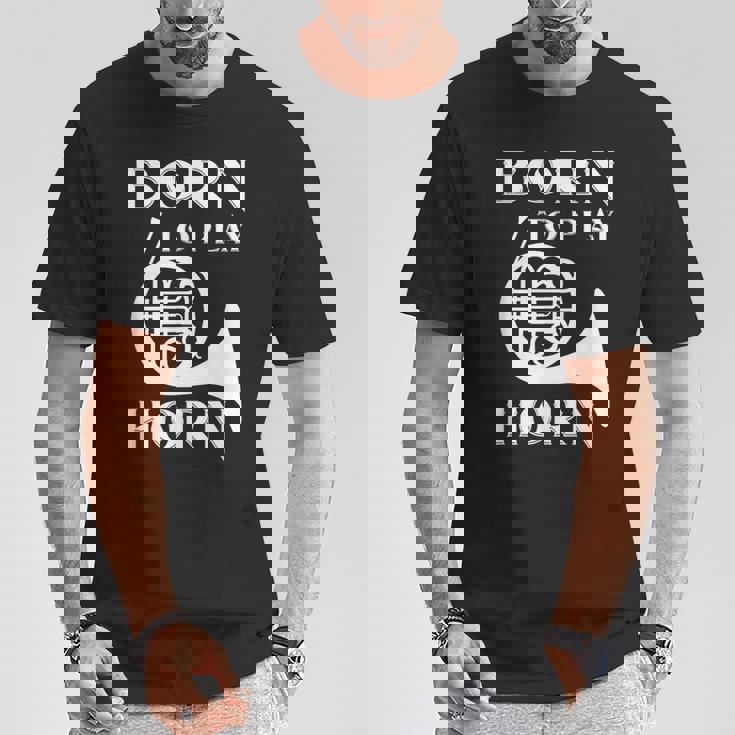 ホルン クラシックオーケストラ ホルニスト フレンチホルン 吹奏楽 Tシャツ 面白い贈り物