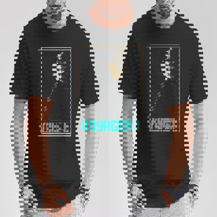 ボイジャー1星間宇宙探査機 太陽系天文学 Tシャツ 面白い贈り物