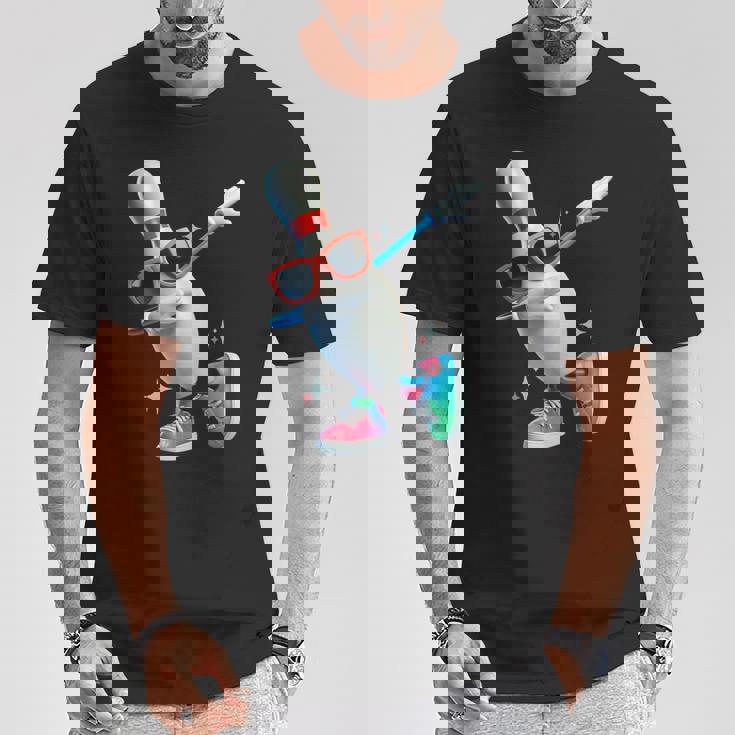 ボウリングピン ダビングサングラス ボウラープレイヤー キッズ メンズ レディース Tシャツ 面白い贈り物