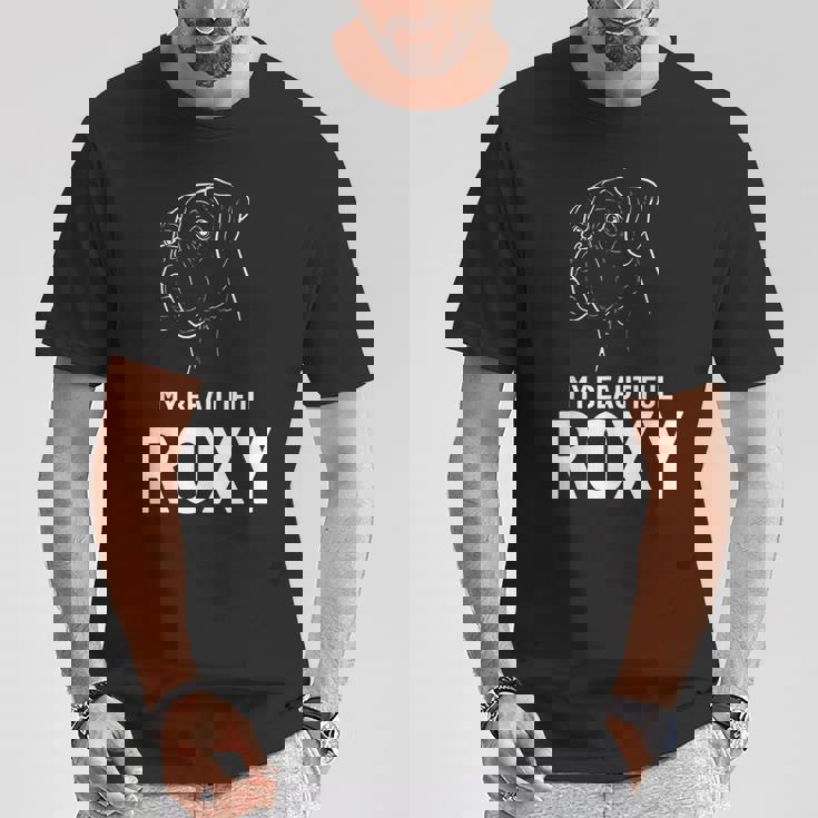 ボクサー ドッグ ロキシー ドッグ トレーナー Tシャツ 面白い贈り物