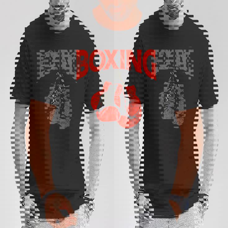 ボクシンググローブ ヴィンテージ ボクシング Tシャツ 面白い贈り物