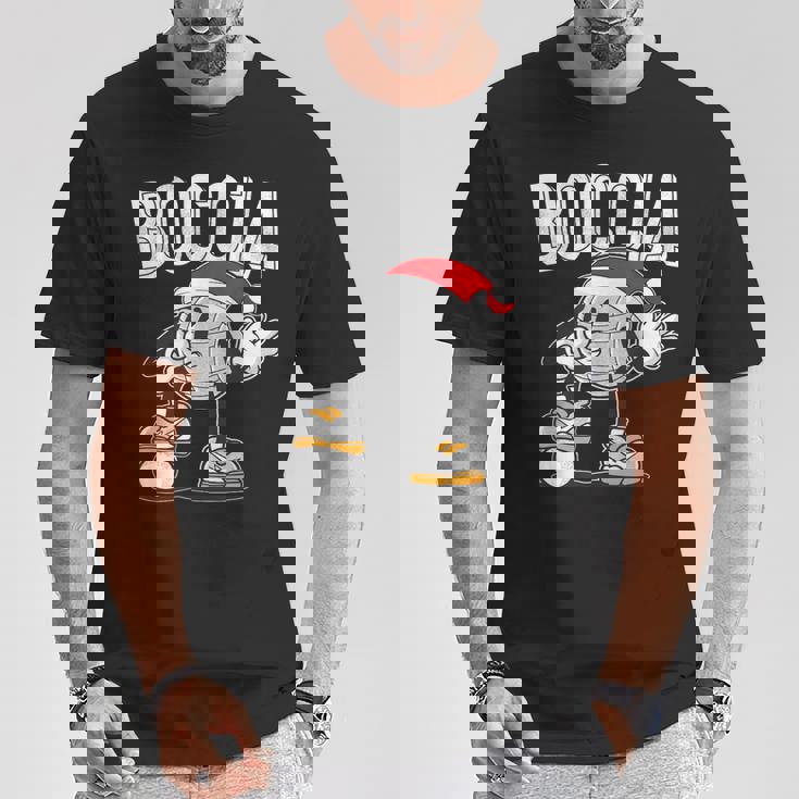 ボッチャ ボッチャボール クリスマスハット ボッチャボール ジャック付き Tシャツ 面白い贈り物