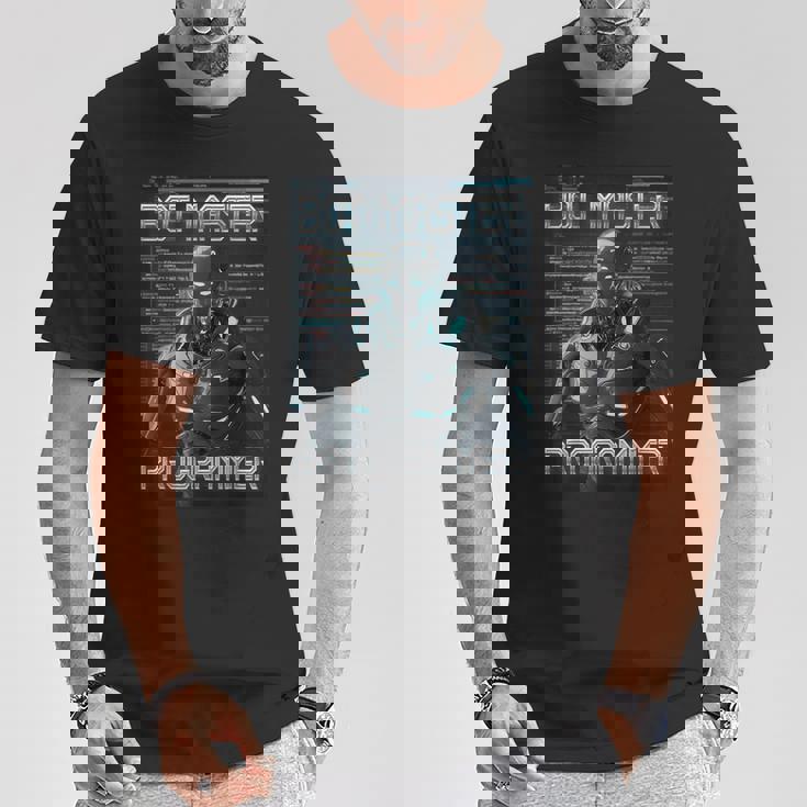 ボットマスタープログラマーaiロボット Tシャツ 面白い贈り物