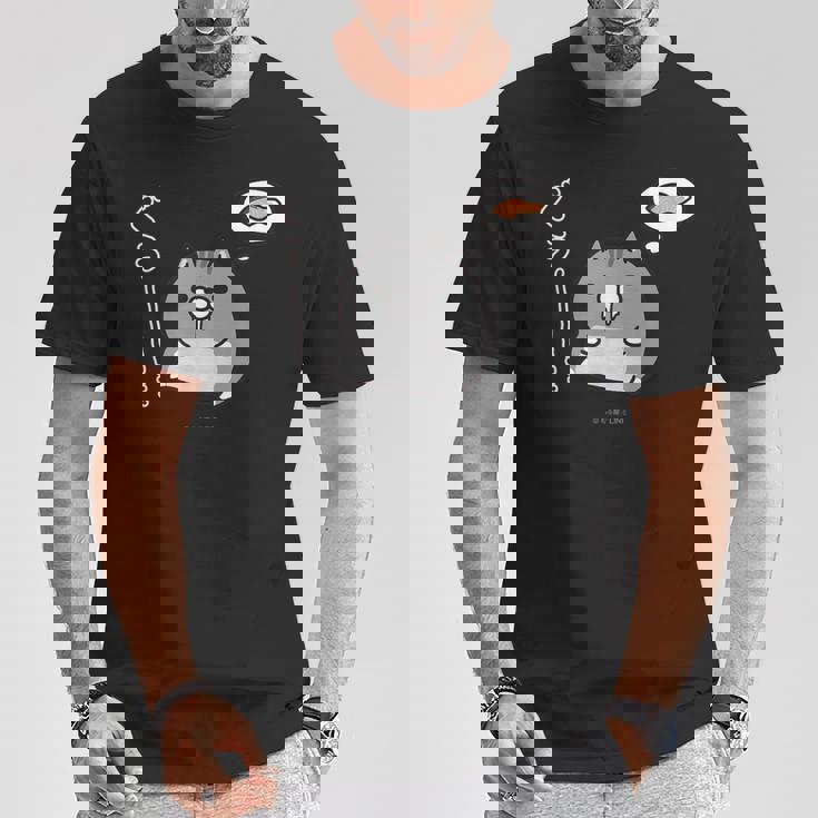 ボンレス犬とボンレス猫 はらぺこ ボンレス猫 Tシャツ 面白い贈り物