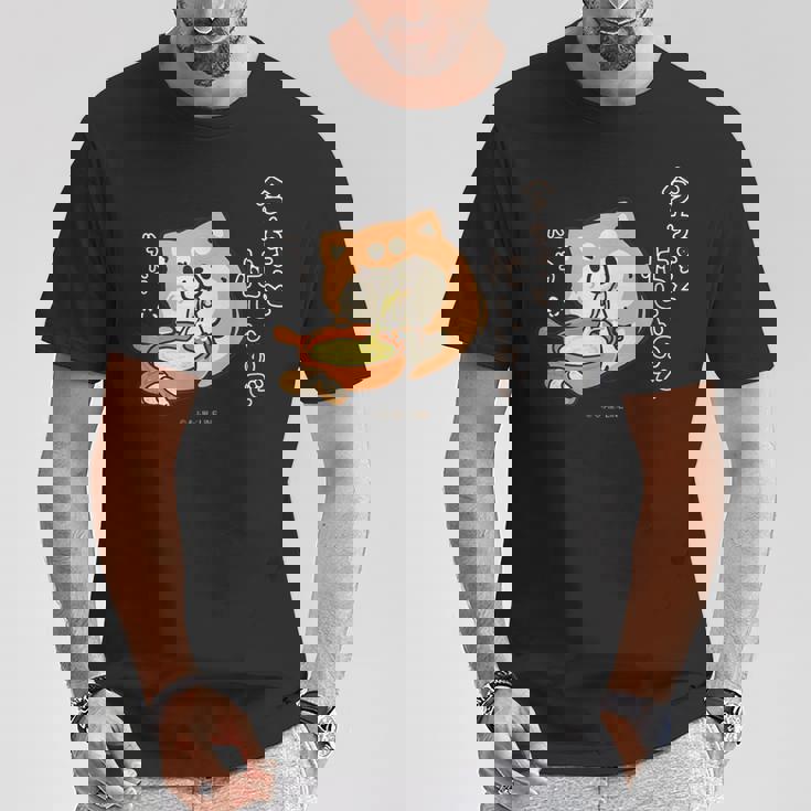 ボンレス犬とボンレス猫 ハフハフ ボンレス犬 Tシャツ 面白い贈り物