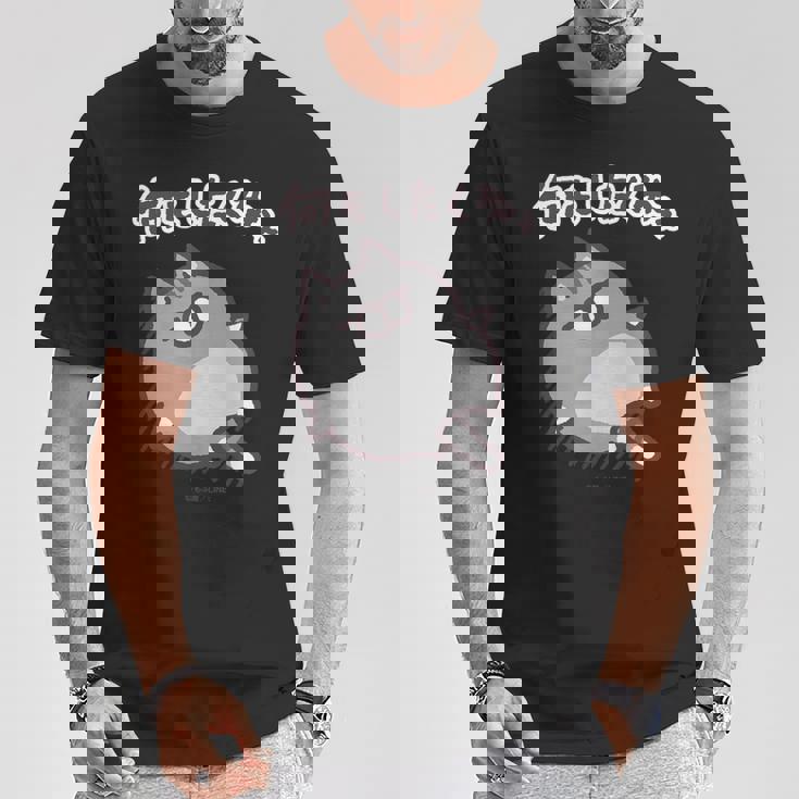 ボンレス犬とボンレス猫 何もしたくねぇ ボンレス猫 Tシャツ 面白い贈り物