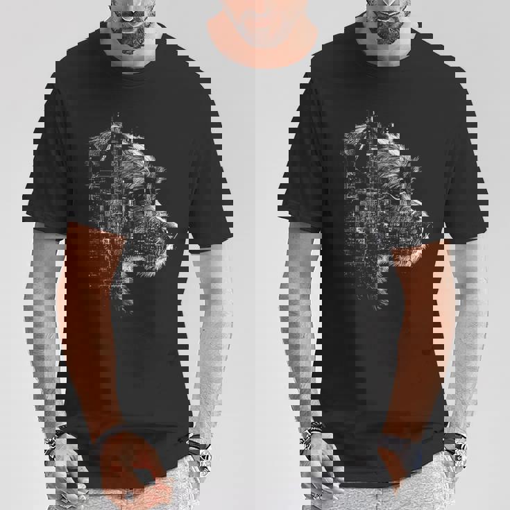 ボーダーテリア 犬 モチーフ ペット イラスト ボーダーテリア Tシャツ 面白い贈り物