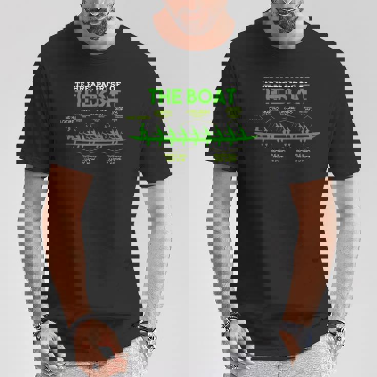 ボートの本物のパーツ ローワーローイング。 Tシャツ 面白い贈り物