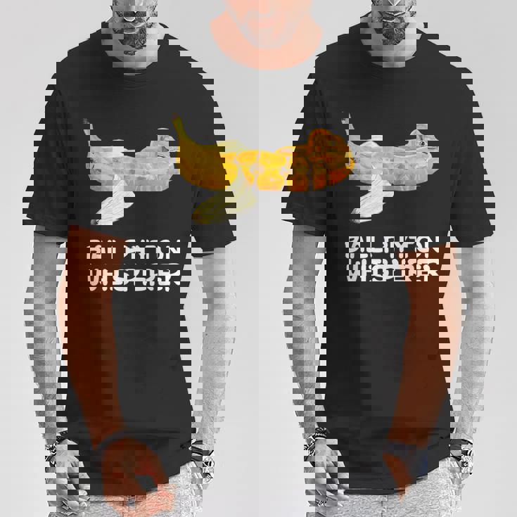 ボールパイソン ささやき蛇 爬虫類 爬虫類 バナナ Tシャツ 面白い贈り物