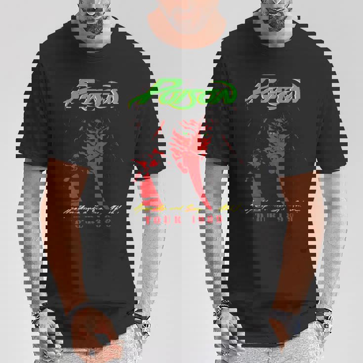 ポイズン Poison Tour 1989 Tシャツ 面白い贈り物