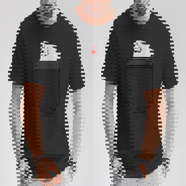 ポケットエースポーカー Tシャツ 面白い贈り物