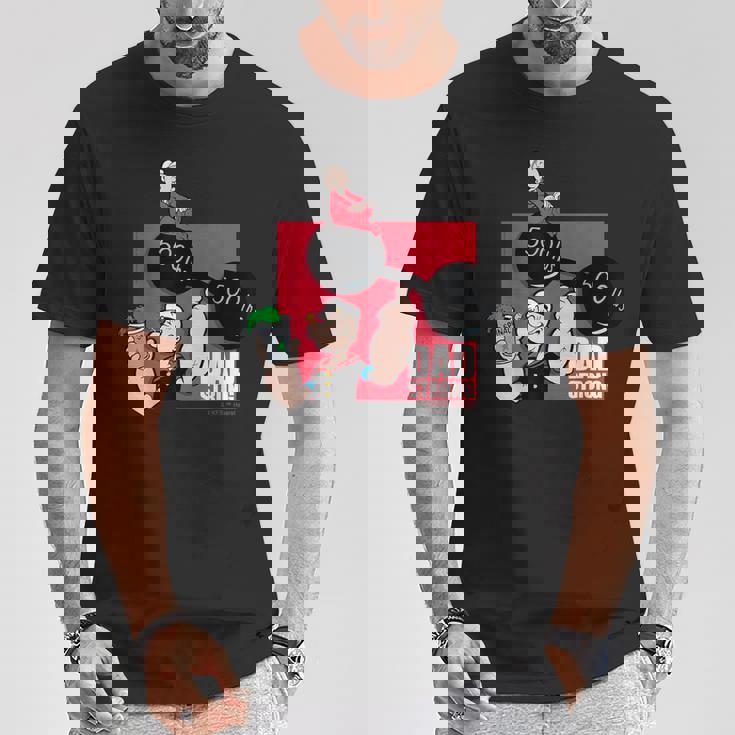 ポパイ「お父さんストロング」父の日 お父さんへのギフト Tシャツ 面白い贈り物