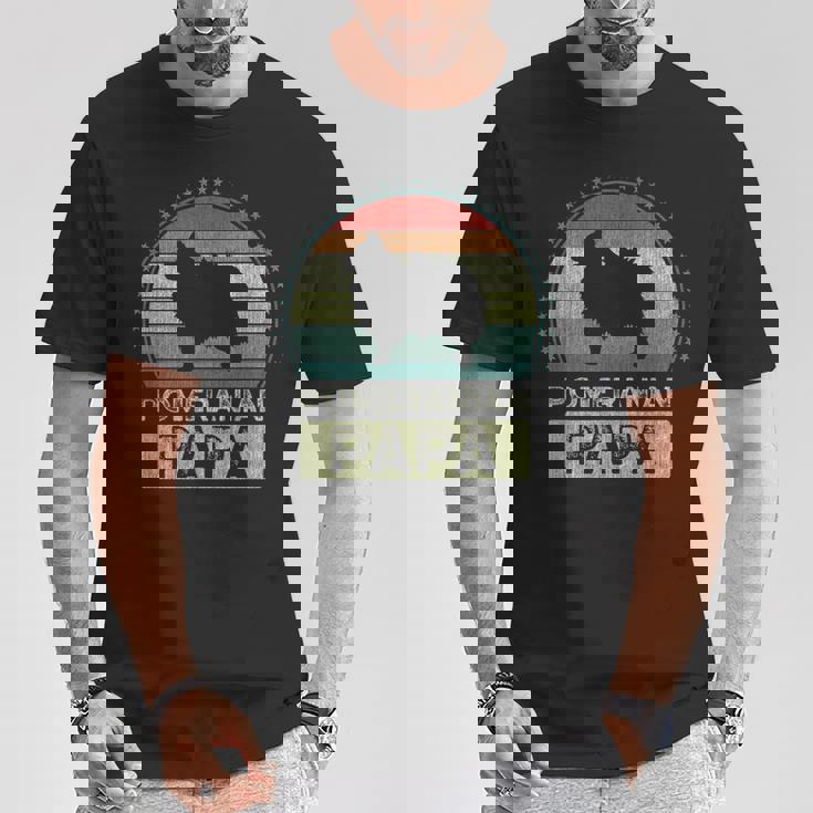 ポメラニアン・パパ 父の日 ポム Tシャツ 面白い贈り物