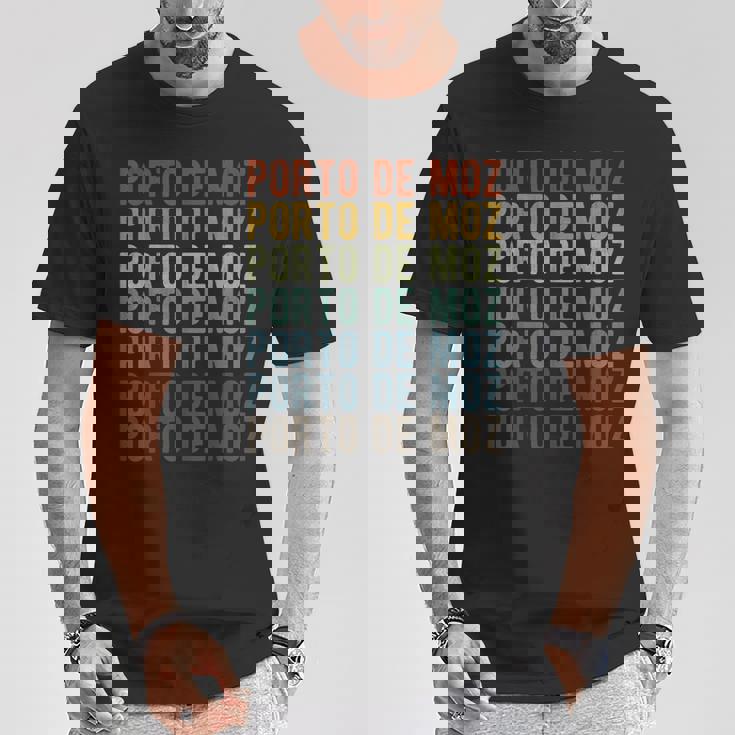 ポルト・デ・モズ シティ ブラジル レトロ Tシャツ 面白い贈り物