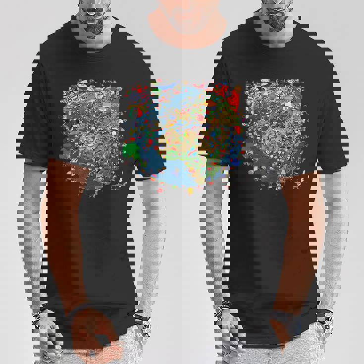 ポーランドボールワールド Tシャツ 面白い贈り物