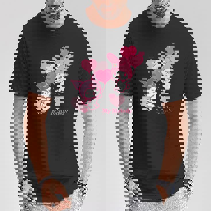 マイメロディ Usデザイン ハート Tシャツ 面白い贈り物