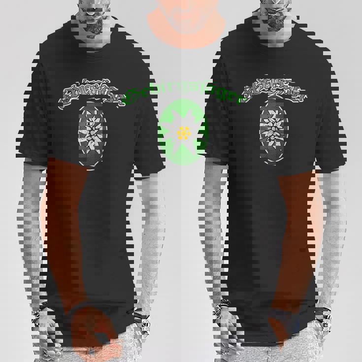 マウンテンハンター エーデルワイス 兵士とドイツ軍 Tシャツ 面白い贈り物