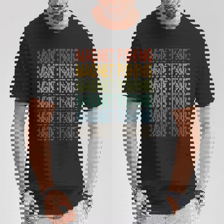 マグネット釣り宝探し Tシャツ 面白い贈り物