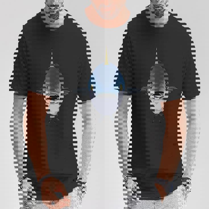 マグロフィッシュ アニマルヘッド キュートなまぐろ 恋人 レディース メンズ Tシャツ 面白い贈り物