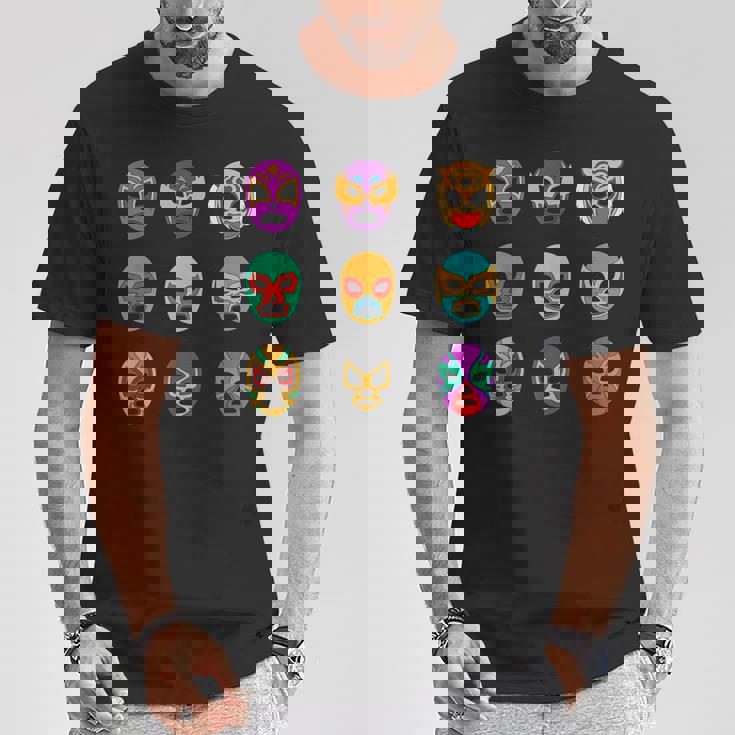 マスク・オブ・レジェンド レトロ・ルチャ・リブレ Tシャツ 面白い贈り物