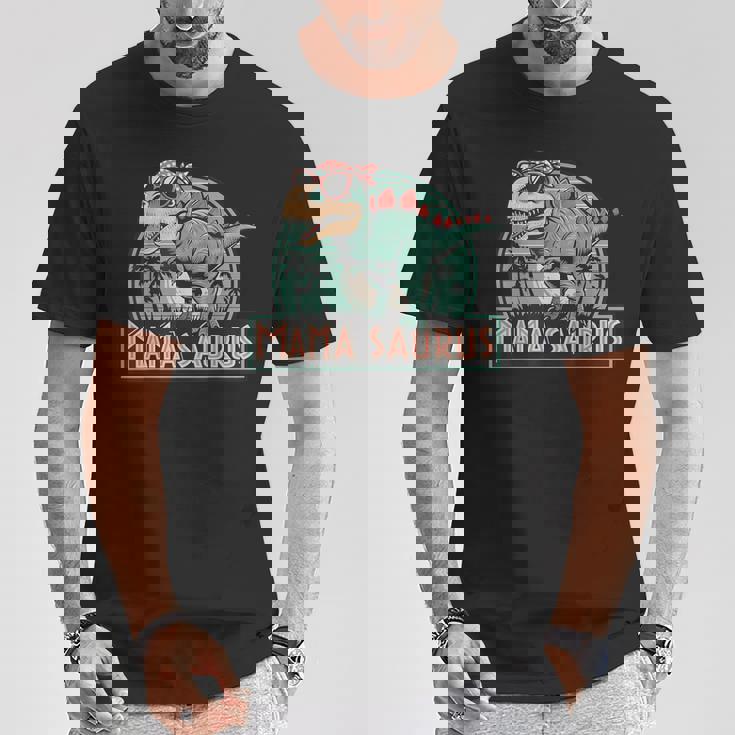 ママサウルス恐竜レトロママのレトロ面白い Tシャツ 面白い贈り物
