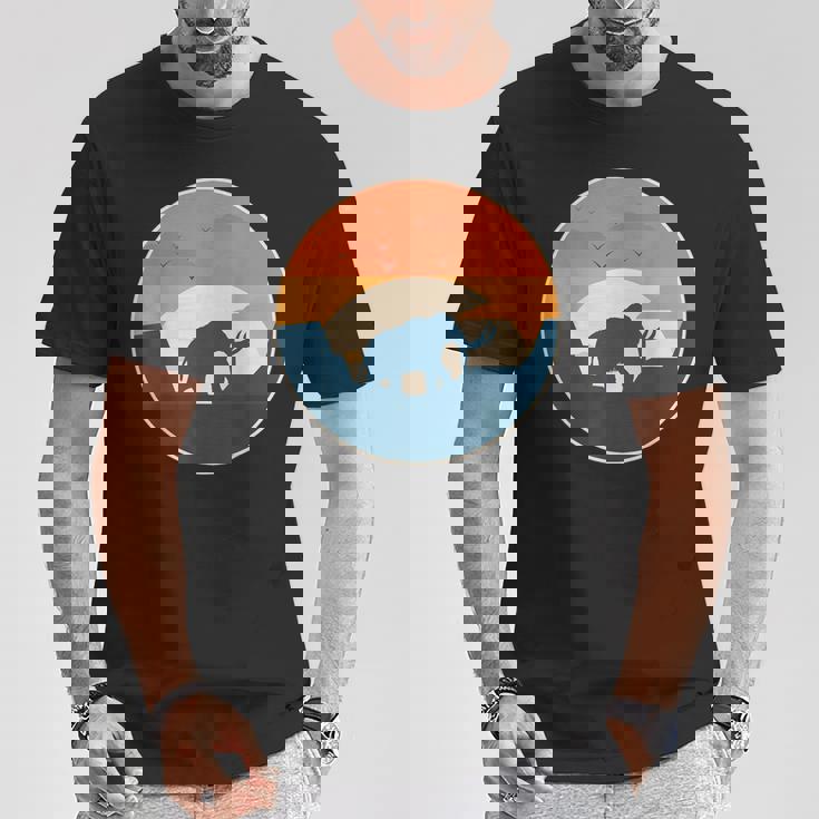 マムート先史時代の象 Tシャツ 面白い贈り物