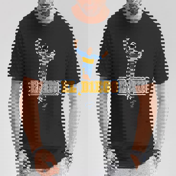 マラドーナ エル ディエゴ ボカ Tシャツ 面白い贈り物