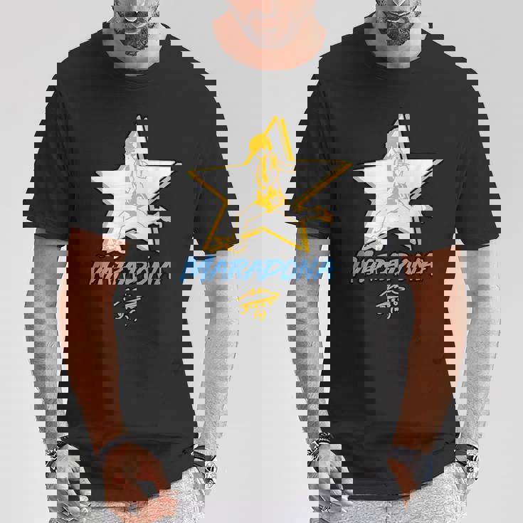 マラドーナスター Tシャツ 面白い贈り物