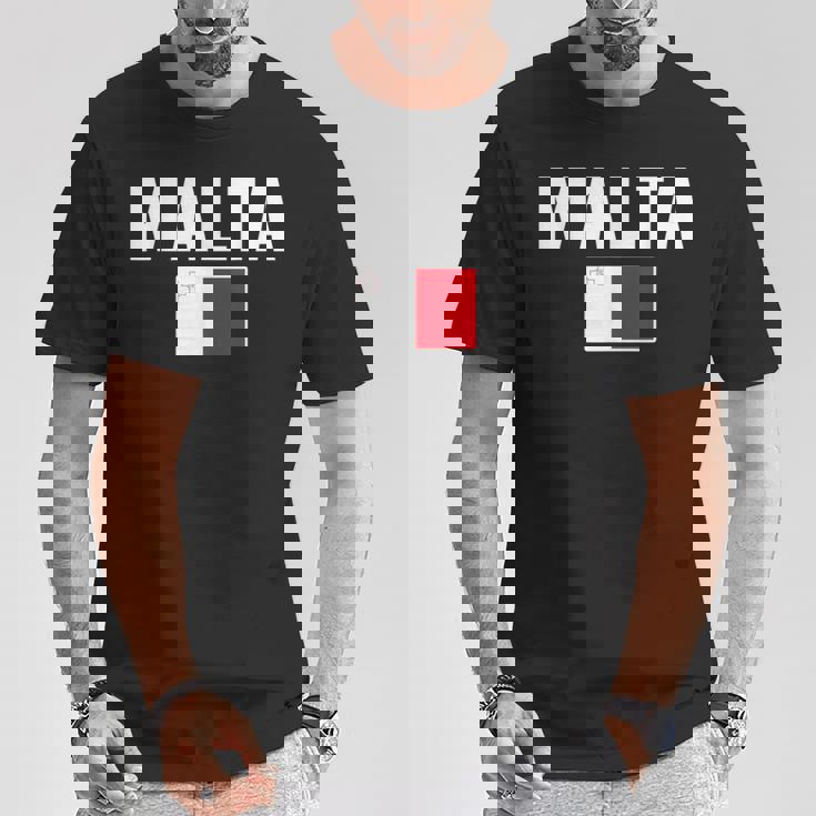 マルタ マルチーズ ティーフラッグ お土産ギフト Tシャツ 面白い贈り物