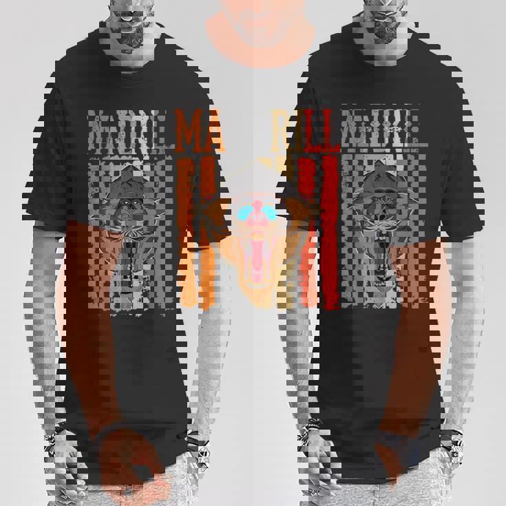 マンドリル 霊長類 マンドリル 動物生物学者 サバンナ動物園 Tシャツ 面白い贈り物