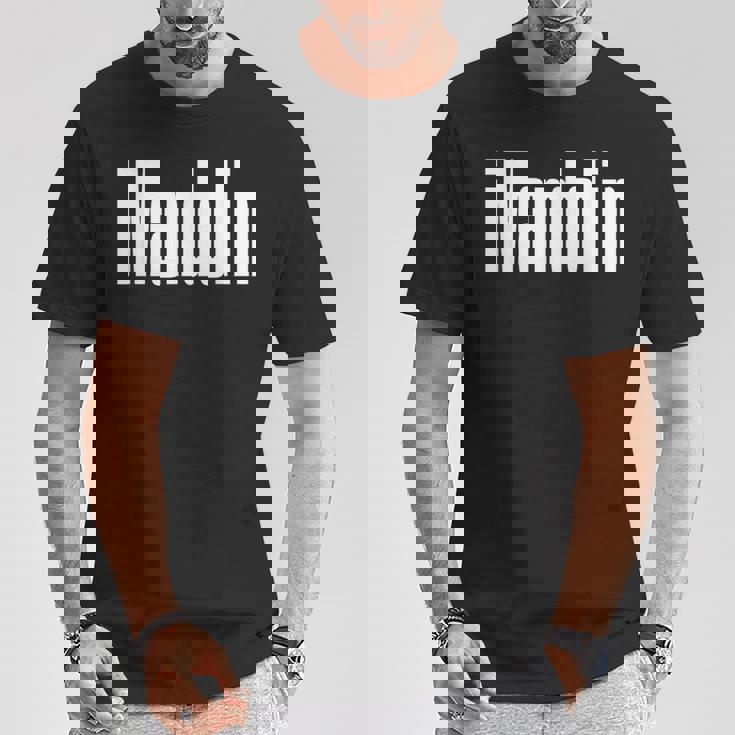 マンドリン ミュージシャン ブルーグラス インディ ファニー プレクトラム Tシャツ 面白い贈り物