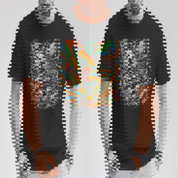 マーチ カレッジ バスケットボール レトロ ブラケット バスター ボス Bボール Tシャツ 面白い贈り物