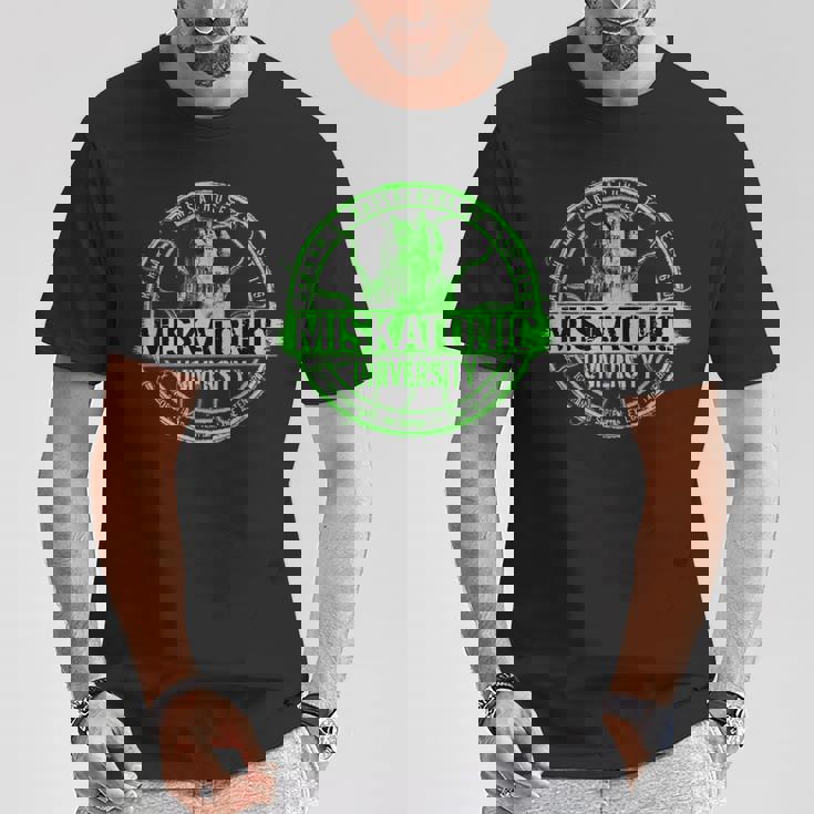 ミスカトニック大学ロゴ ホラー文学 Tシャツ 面白い贈り物
