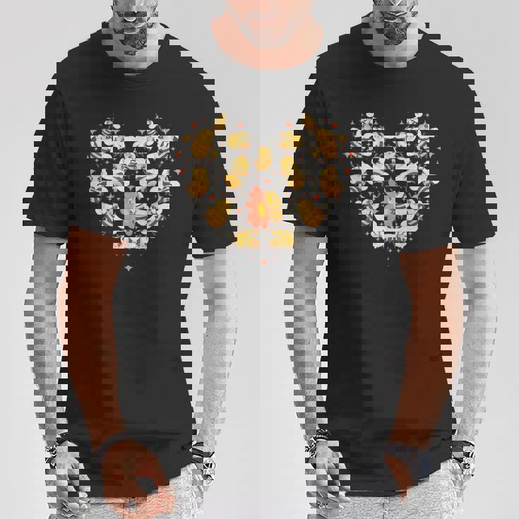 ミツバチのハートの形 ミツバチ Tシャツ 面白い贈り物