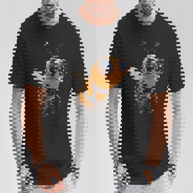 ミツバチのモチーフ養蜂家養蜂家ミツバチお父さん甘い蜂 Tシャツ 面白い贈り物