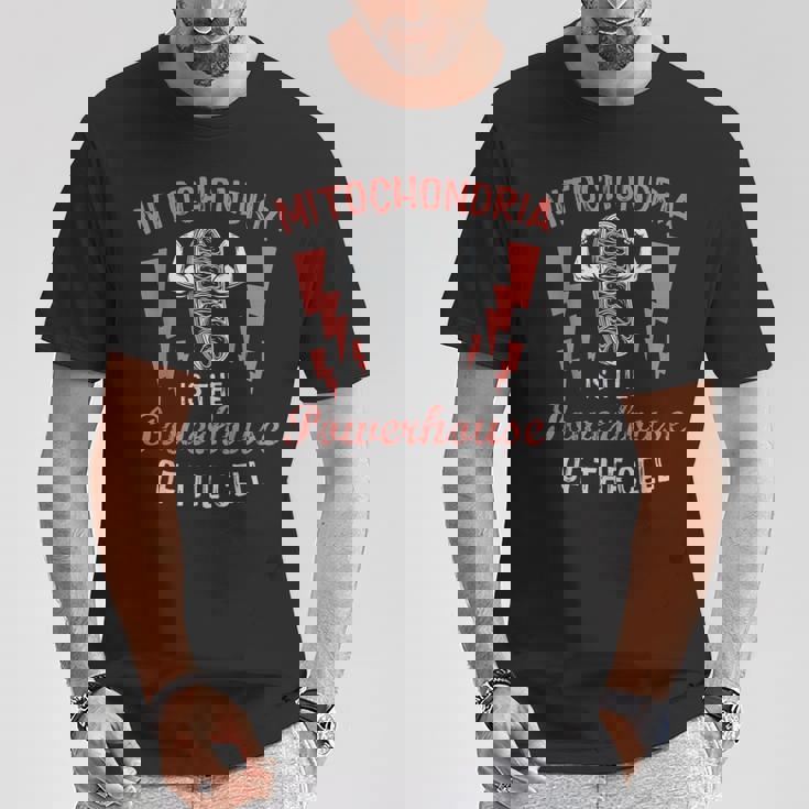 ミトコンドリアは細胞面白い生物学の原動力です Tシャツ 面白い贈り物