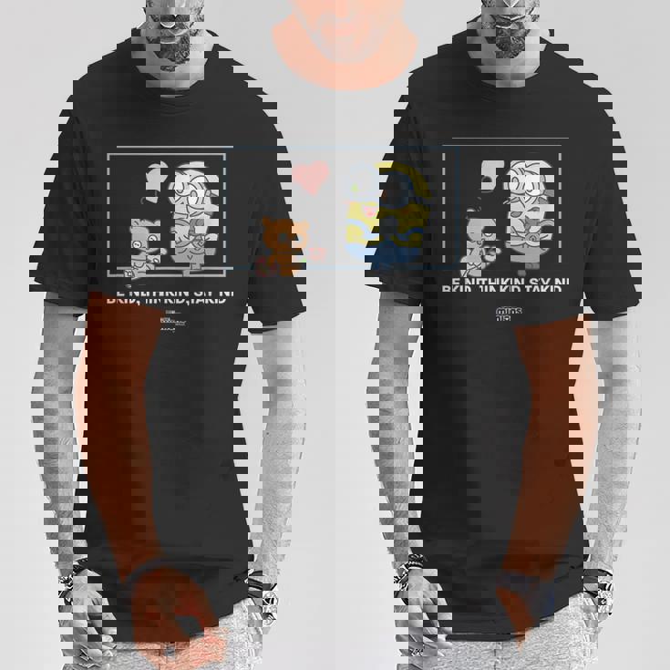 ミニオンズ ボブ&ティム Be Kind Think Kindtay Kind Tシャツ 面白い贈り物