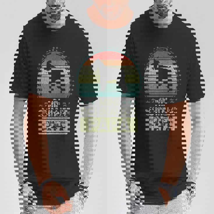 ミニチュア・シュナウザー、ミニチュア・シュナウジー・パパ Tシャツ 面白い贈り物